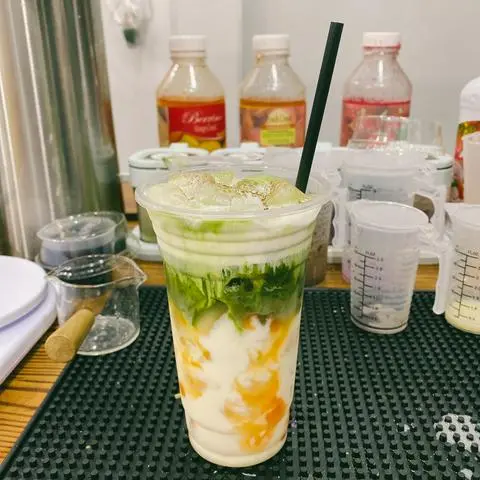 Hình ảnh Matcha sữa xoài - ly 700ml
