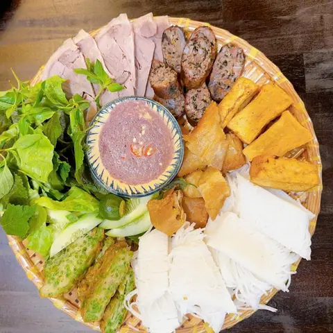 Hình ảnh COMBO BÚN ĐẬU ĐẶC BIỆT phần 3 người lớn ( tặng kèm 3 ly nước )