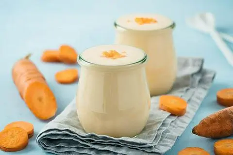 Hình ảnh Nước ép cà rốt sữa