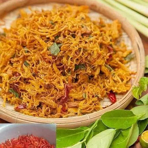 Hình ảnh Khô Gà lá Chanh loại 500g