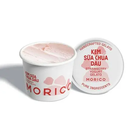 Hình ảnh Strawberry yogurt gelato 