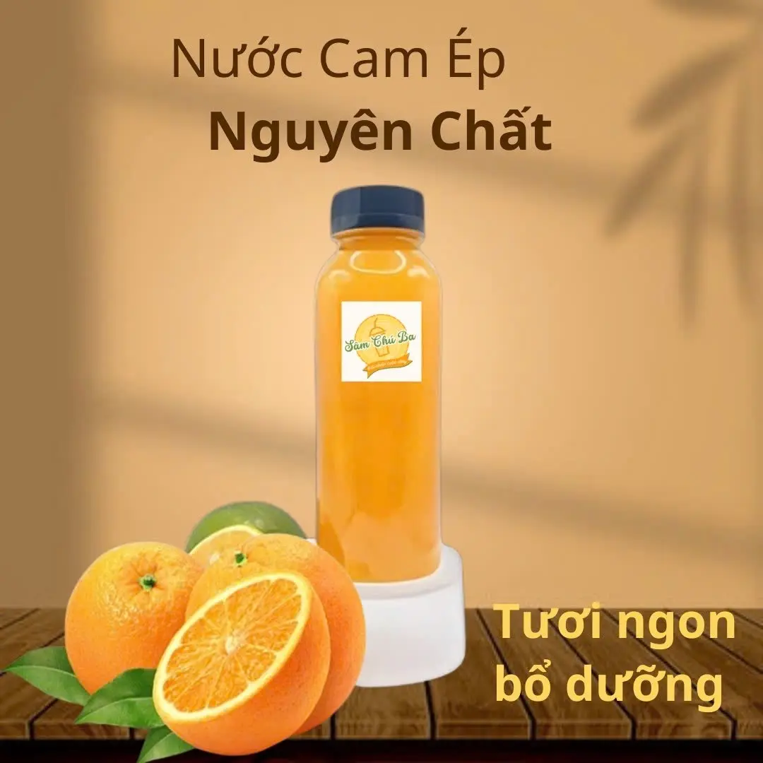 Hình ảnh Nước ép cam nguyên chất chai 500ml 