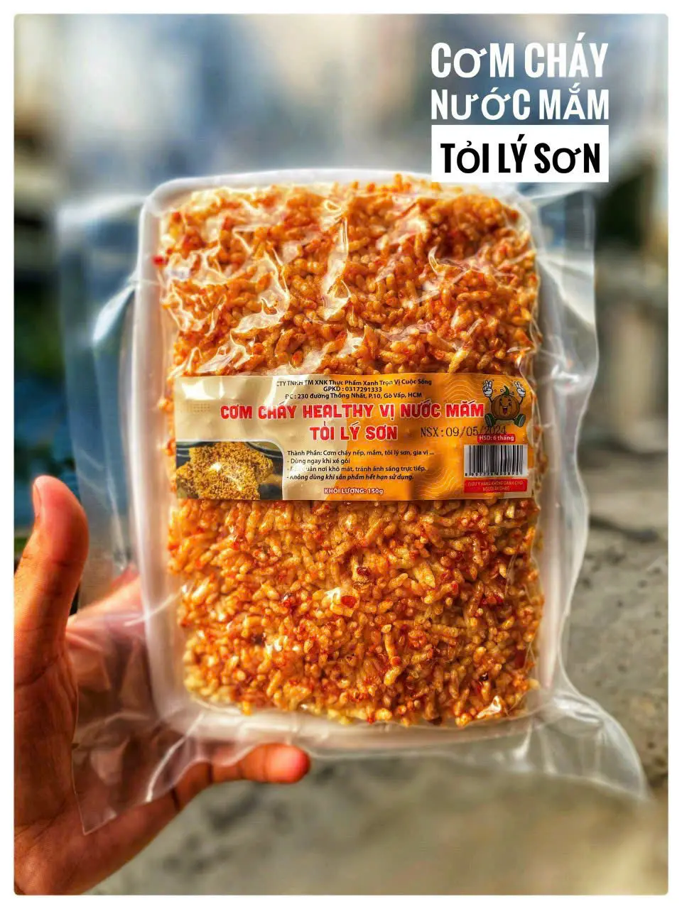 Hình ảnh Cơm Cháy Mắm Tỏi 120gr