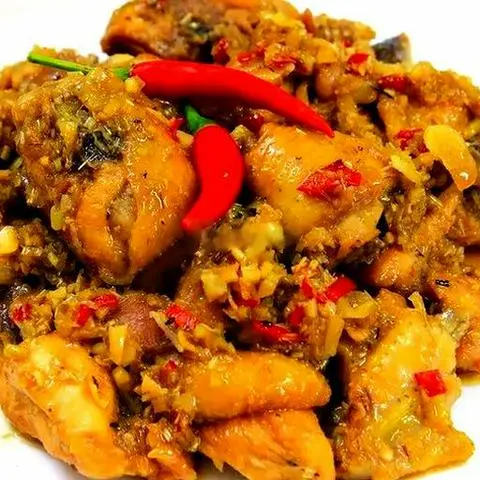 Hình ảnh Gà kho sả ớt - phần thêm kg kèm cơm