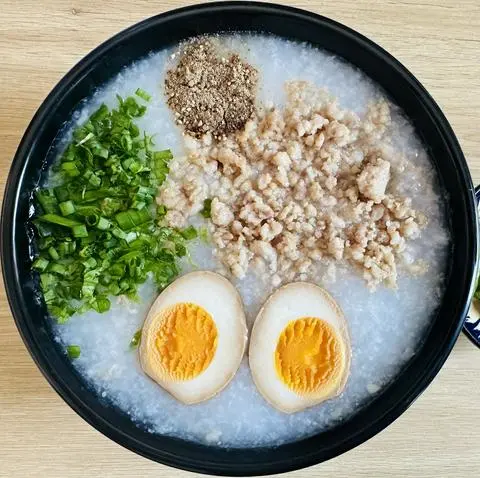 Hình ảnh Cháo trứng ngâm tương