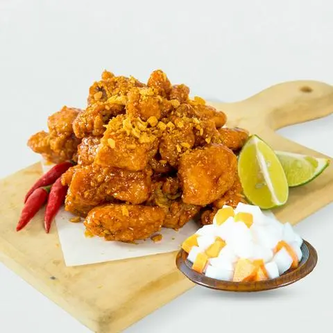 Hình ảnh Gà giòn cay hàn quốc