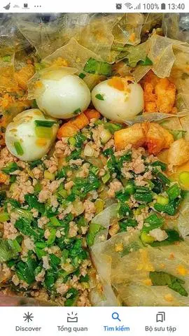 Hình ảnh Bánh tráng chấm mỡ hành me +thit Bằm +Trứng Cút +bỏ +tóp Mỡ 