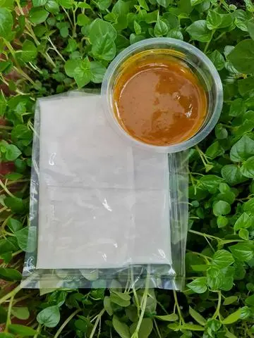 Hình ảnh BT phơi sương chấm sốt muối béo