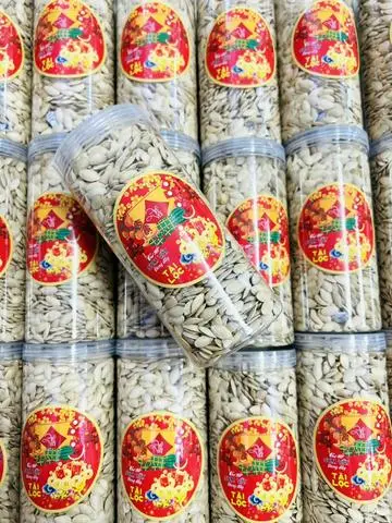 Hình ảnh Hạt bí trắng hộp tết