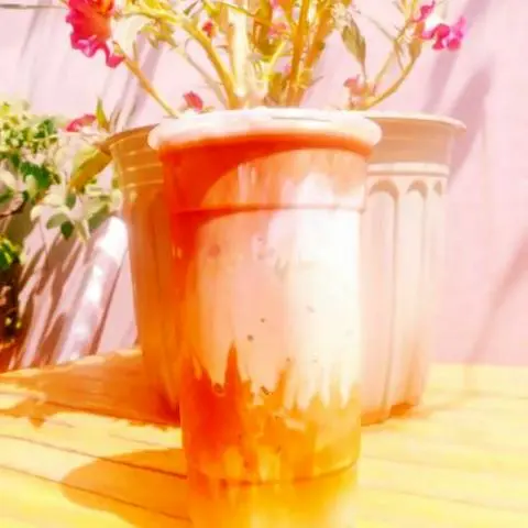 Hình ảnh Sinh tố Dừa Cacao