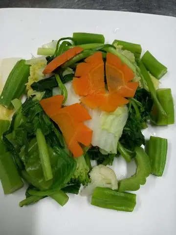 Hình ảnh Rau đồng nội luộc - kho quẹt hoặc chao
