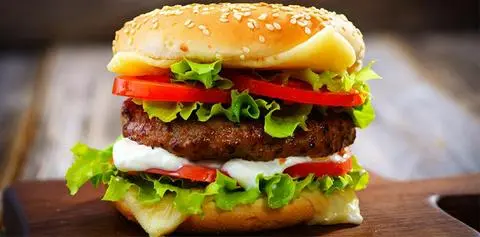 Hình ảnh Hamburger Bò - Trứng
