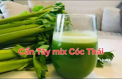 Hình ảnh Nước Ép Cần Tây & Cóc Thái Ly Lớn 800ml