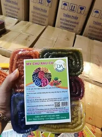 Hình ảnh Mỳ Chũ Rau Củ Ngũ Sắc 1kg