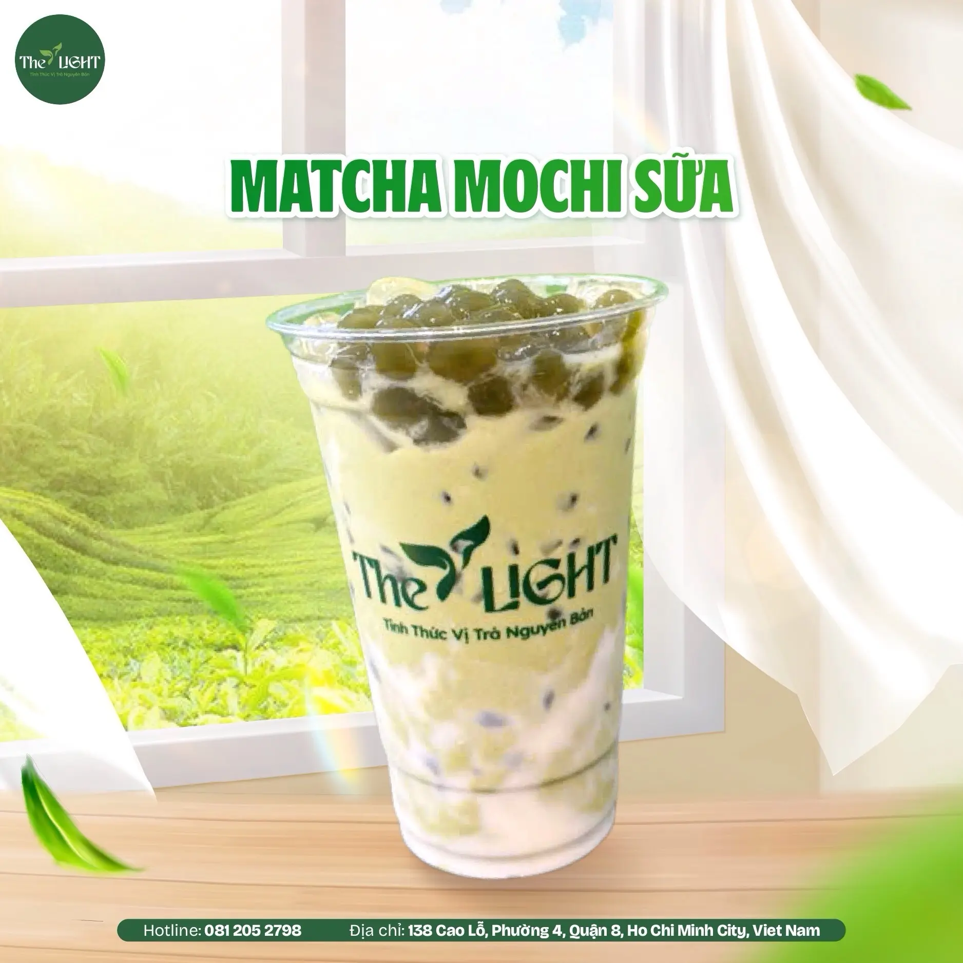 Hình ảnh Matcha mochi sữa