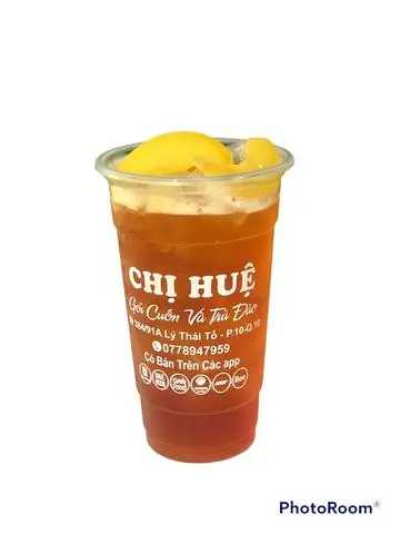 Hình ảnh Trà đào miếng size vừa