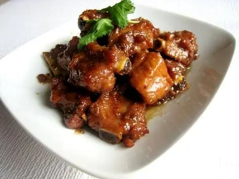 Hình ảnh Cơm sườn non ram mặn