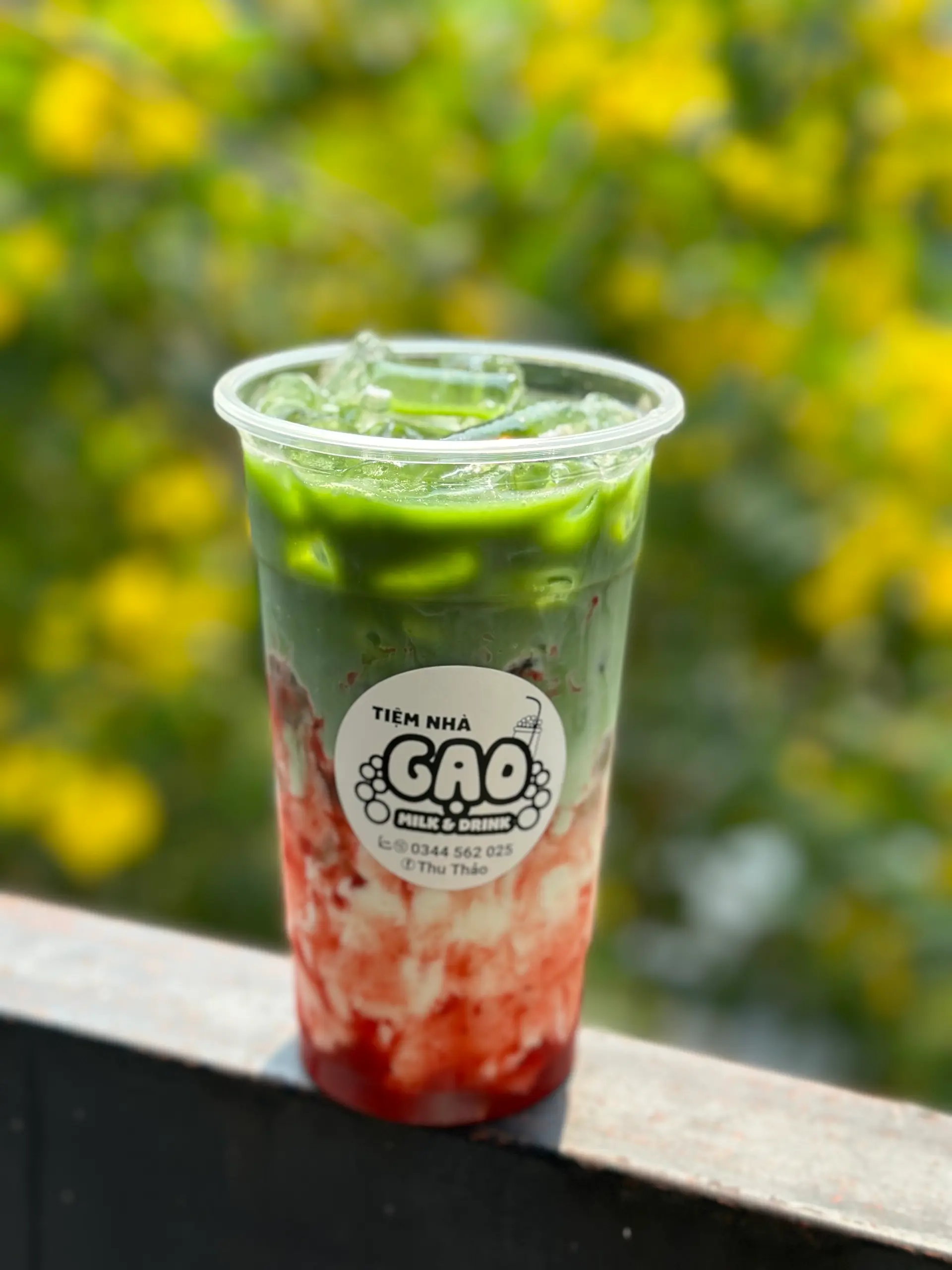 Hình ảnh Latte Matcha Dâu