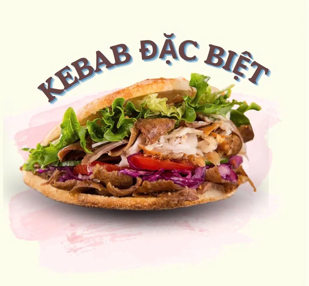 Hình ảnh Bánh mì kebab đặc biệt 