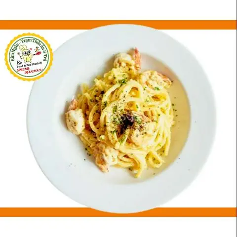 Hình ảnh Mì Spaghetti Sốt Kem Cheese