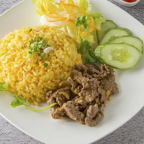 Hình ảnh cơm xào bò
