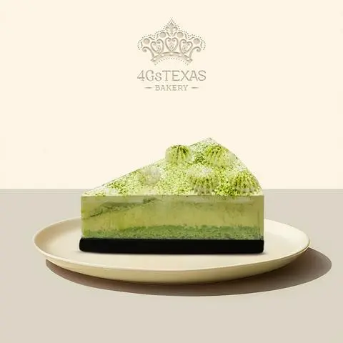 Hình ảnh Slice Bánh Kem Tiramisu Matcha