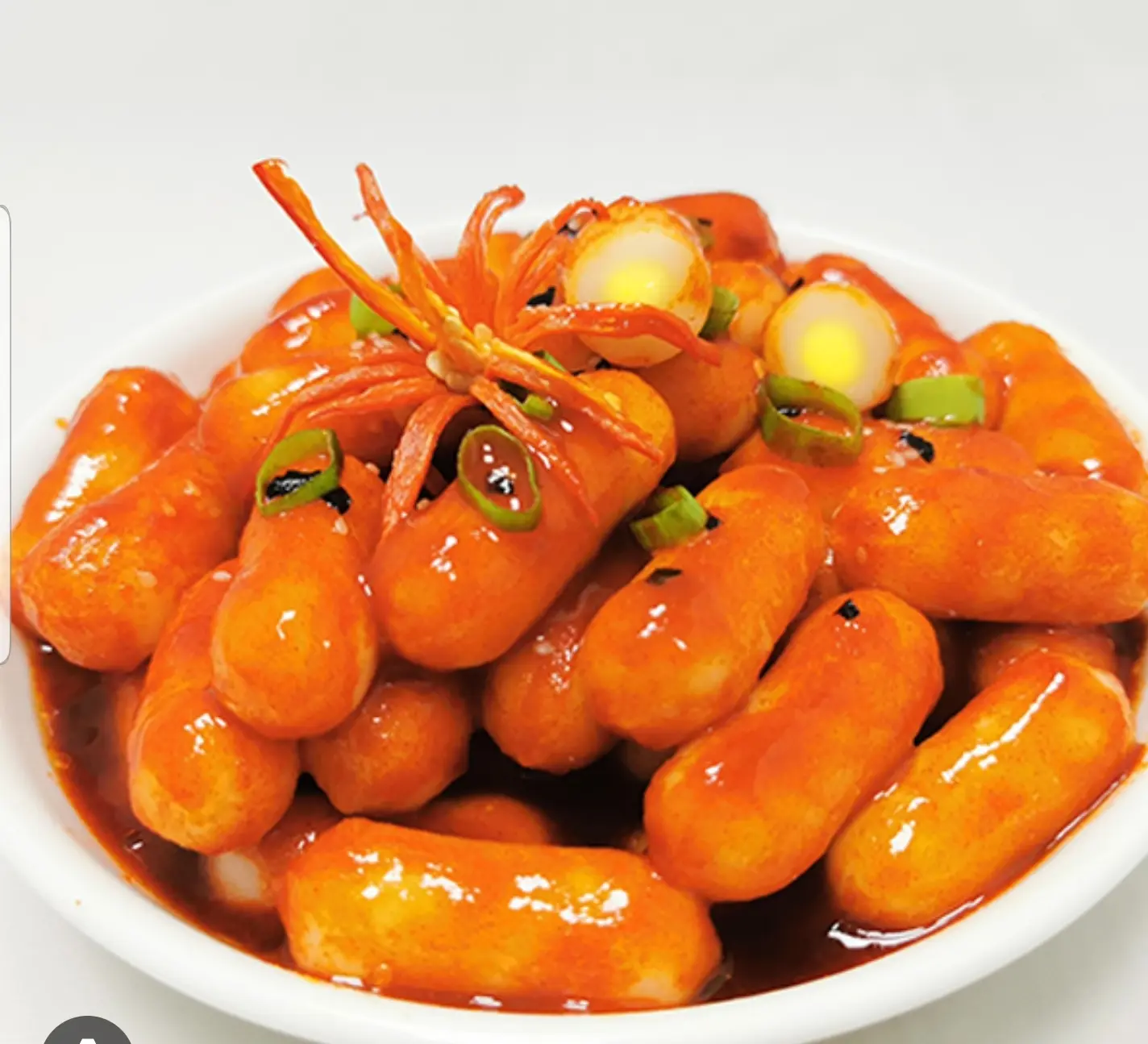 Hình ảnh Tokbokki bánh gạo phô mai ( cá viên+chả cá)