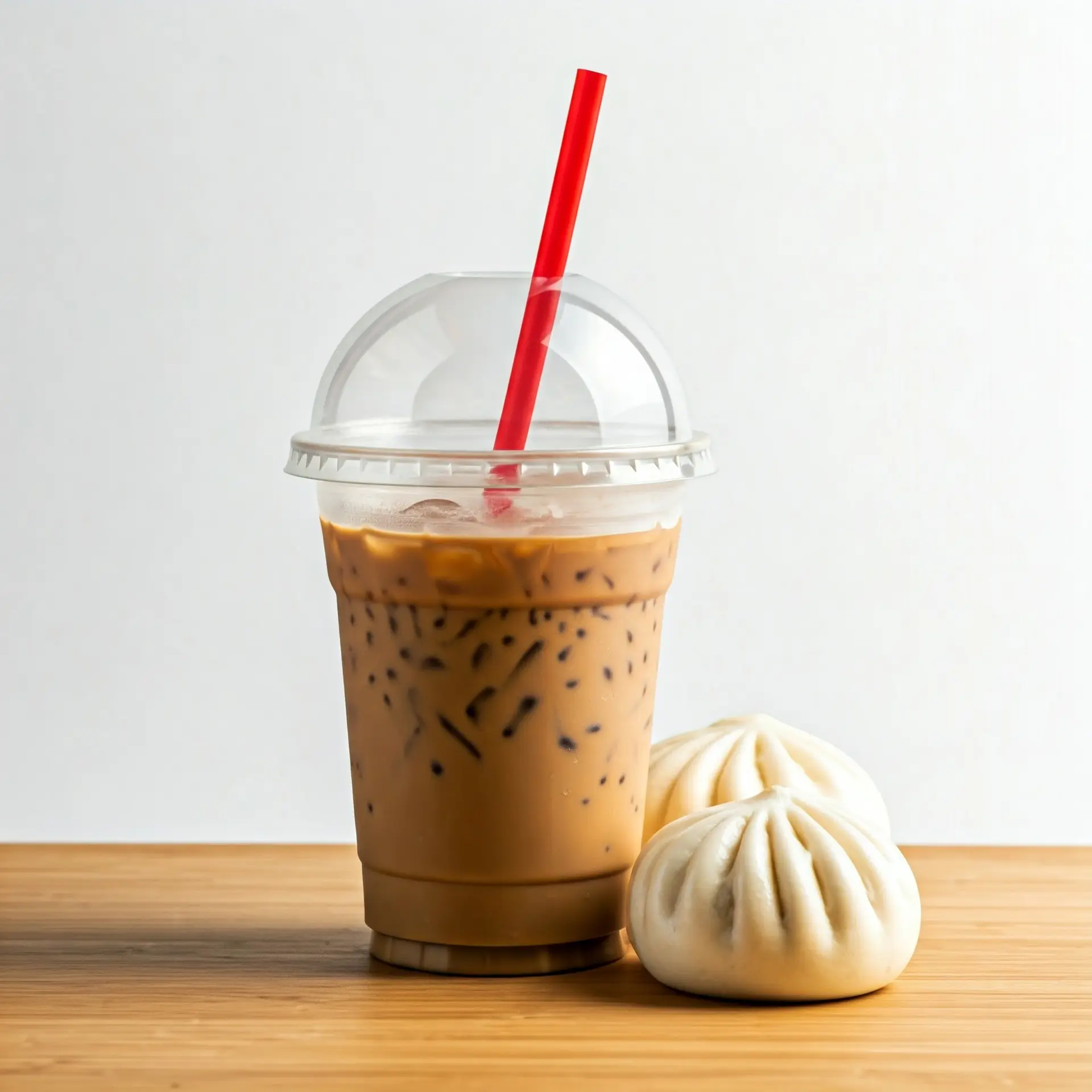 Hình ảnh Combo cafe sữa đá + bánh bao thịt 