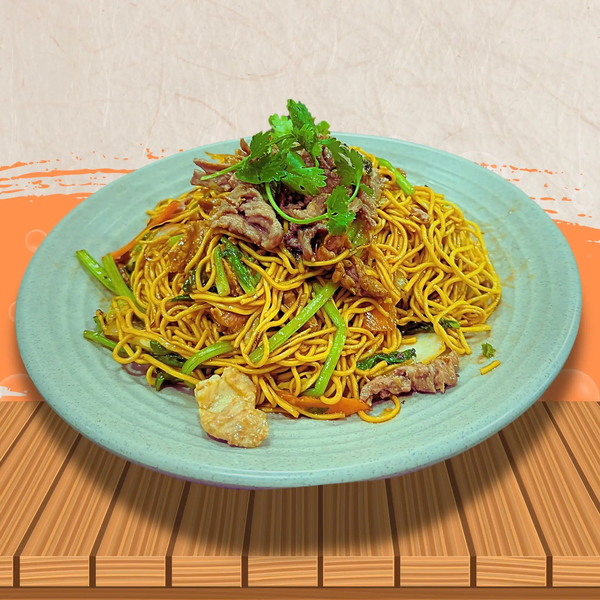 Hình ảnh Mì trứng xào khô ( Bò )