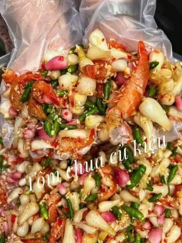 Hình ảnh Tôm Chua Củ Kiệu Dưa Nụ 500g