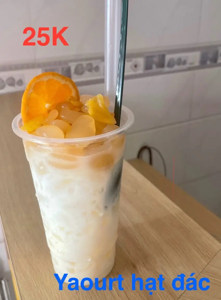 Hình ảnh Yaourt hạt đác cam thơm