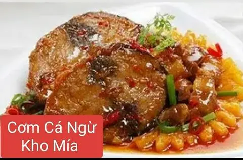 Hình ảnh Cơm Cá Ngừ Kho Mía 