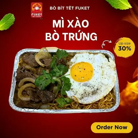 Hình ảnh Mì xào bò trứng