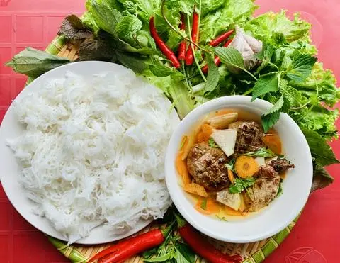 Hình ảnh Bún Chả Hà Nội ( Thịt Miếng )