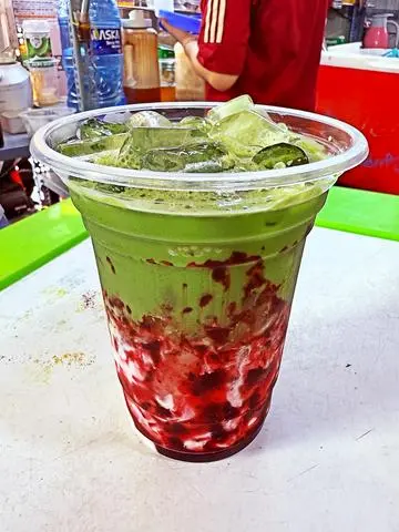 Hình ảnh Matcha Latte Việt Quất Ly Khổng Lồ 800ml