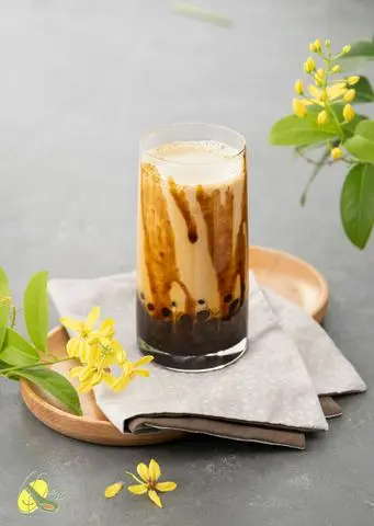 Hình ảnh Sữa Tươi Trân Châu Đường Đen 
