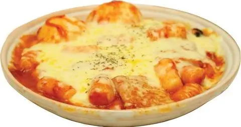 Hình ảnh tokpokki mix phô mai 떡볶이 믹스치즈