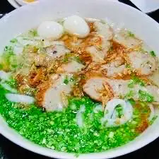 Hình ảnh combo ( 2 bánh canh chả cá lá hẹ + 1 bánh canh thêm + 1 chai CoCa + bánh tráng))