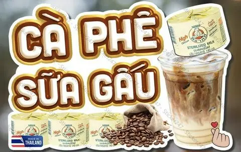 Hình ảnh Sữa Gấu Cà Phê