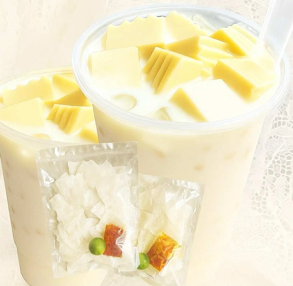 Hình ảnh Combo  2 Trà Sữa Kiều Mạch Tứ Xuyên Pudding +2 bị BTrang Sate Muối Nhuyễn 
