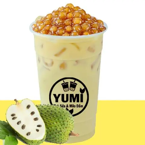Hình ảnh Trà Sữa Mãng Cầu Tươi Dầm (Size 700ml)
