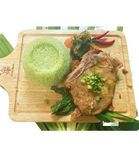 Hình ảnh CƠM SƯỜN HEO ÁP CHẢO SỐT BBQ