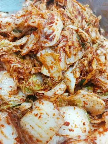 Hình ảnh kim chi cải thảo túi 500gr