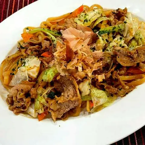 Hình ảnh Mì Udon Xào Bò Sốt Nhật