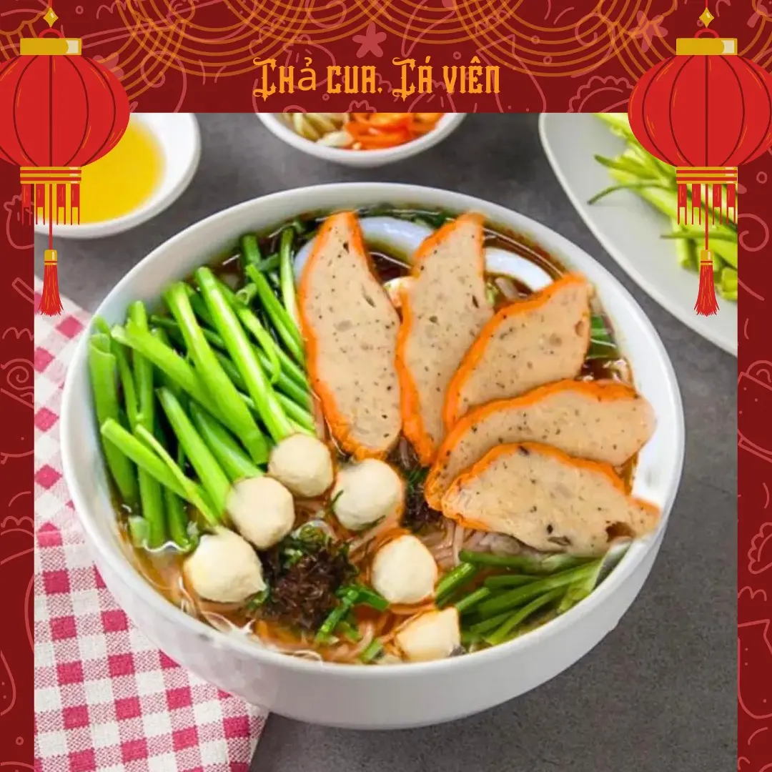 Hình ảnh Bún Thái cay chả cua - cá Viên
