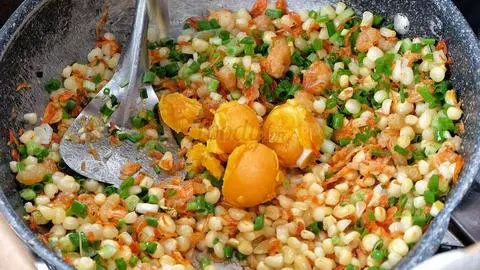 Hình ảnh bắp xào trứng gà tươi
