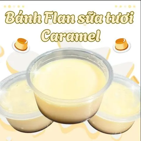 Hình ảnh Bánh Flan Sữa Tươi Caramel