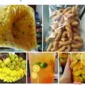 Hình ảnh Combo 2 bánh Tráng Sate Tỏi - 2 bánh Tráng Vị Phô Mai - 2 cóc Non Lắc Muối Tôm