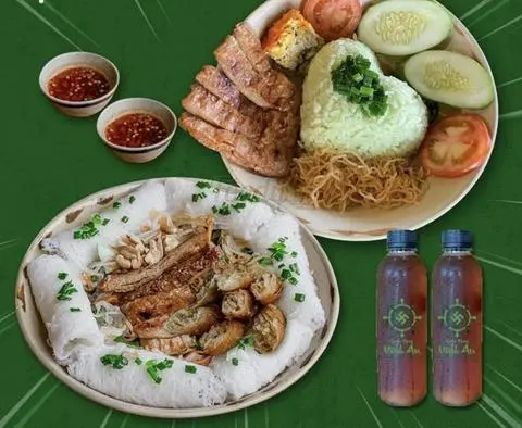 Hình ảnh Combo Bánh Hỏi Đầy Đủ + Cơm Sườn Bì Chả + 2 nước mát