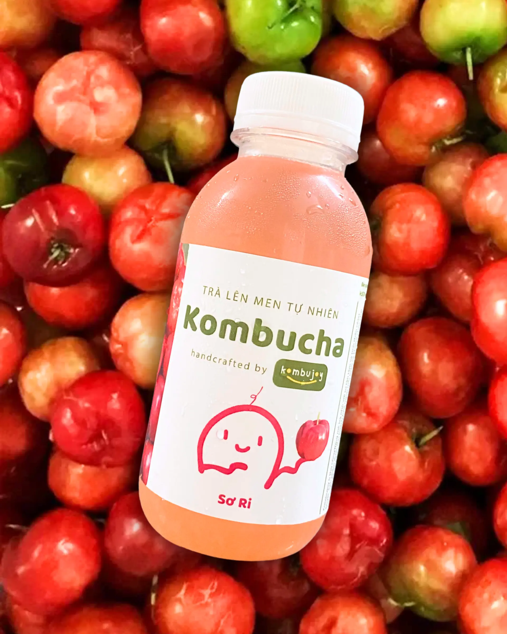 Hình ảnh Kombucha sơ ri - chai 330ml
